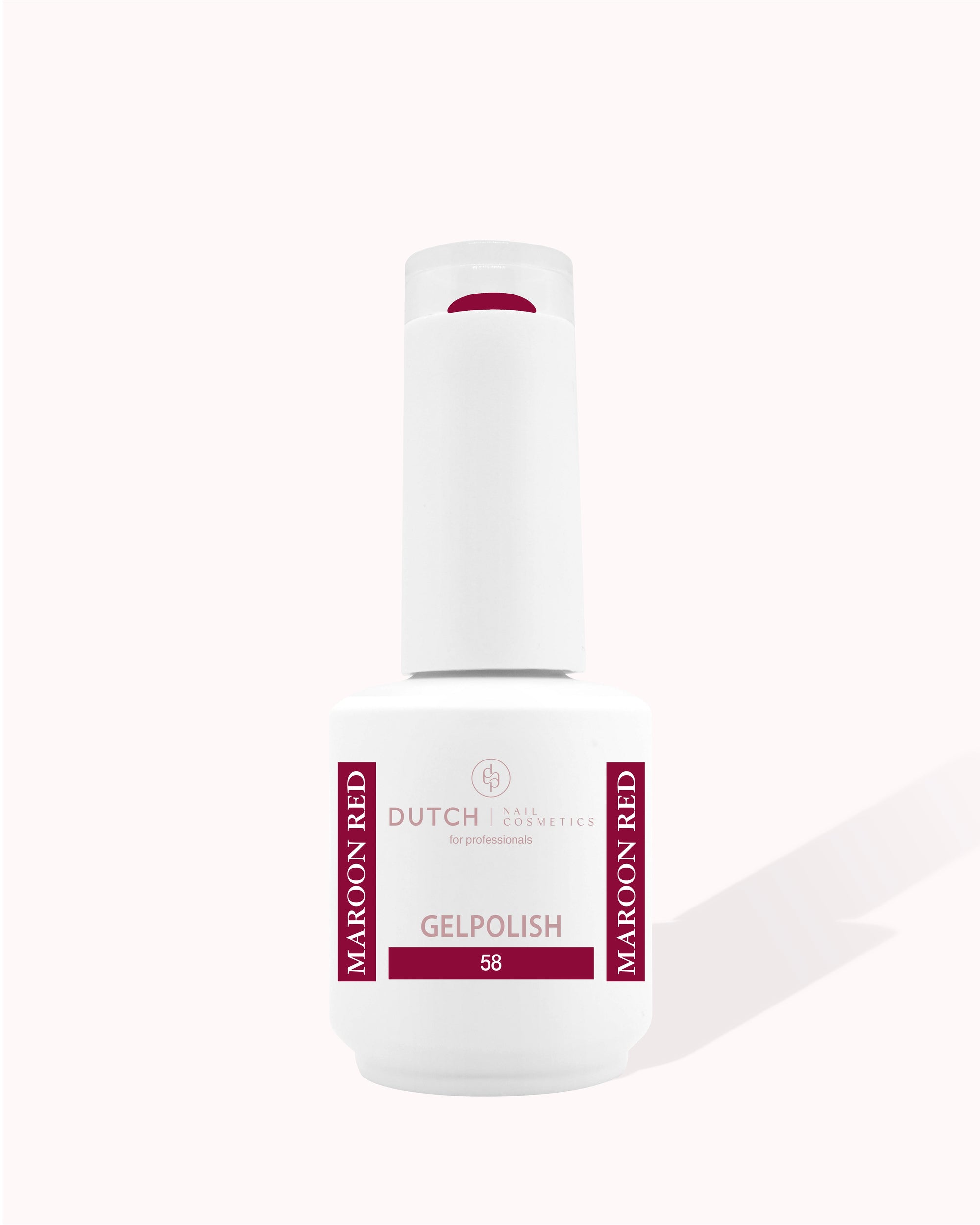 Dutch Nail Cosmetics Gelpolish – Maroon Red
