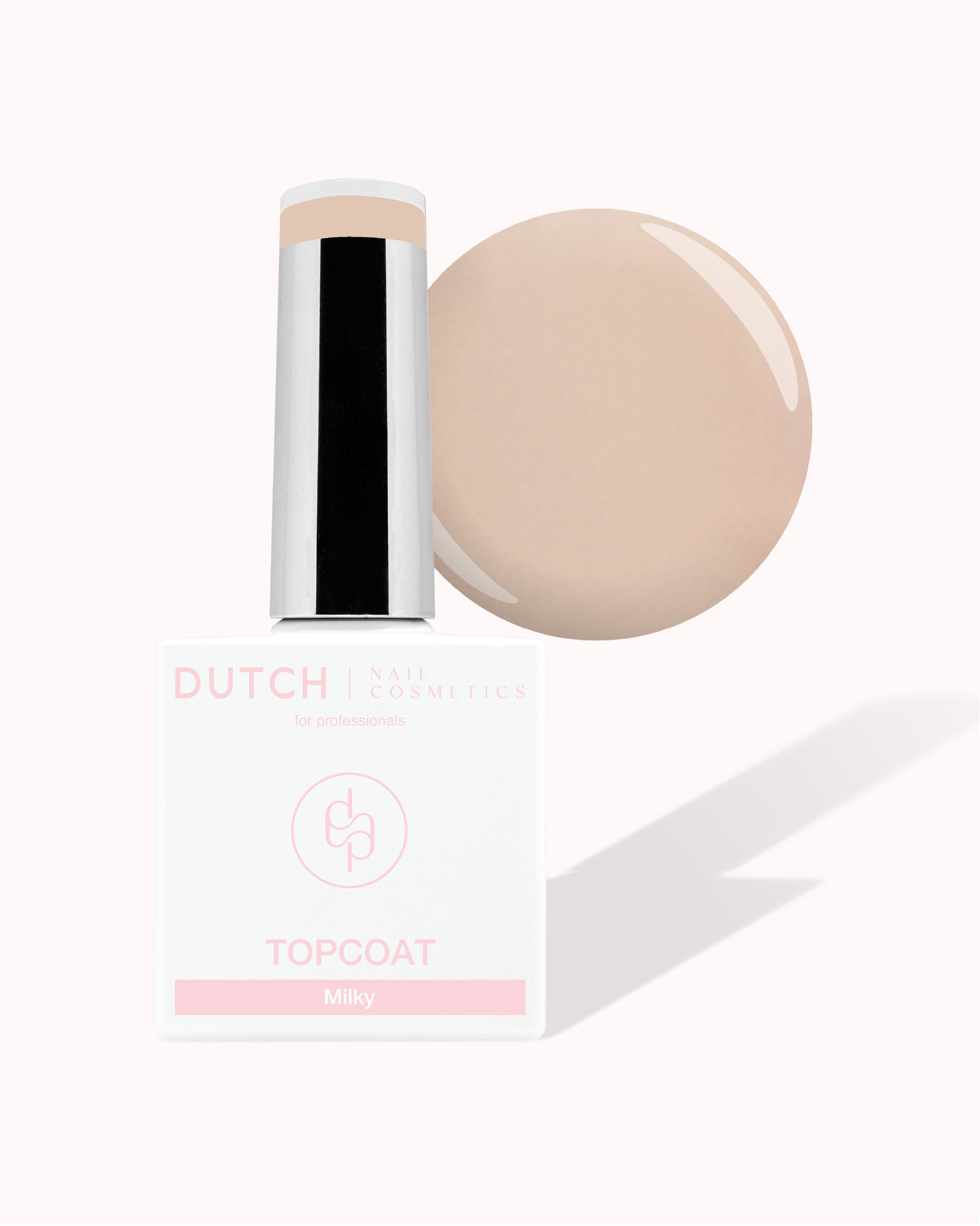 Dutch Nail Cosmetics Topcoat Milky Beige
