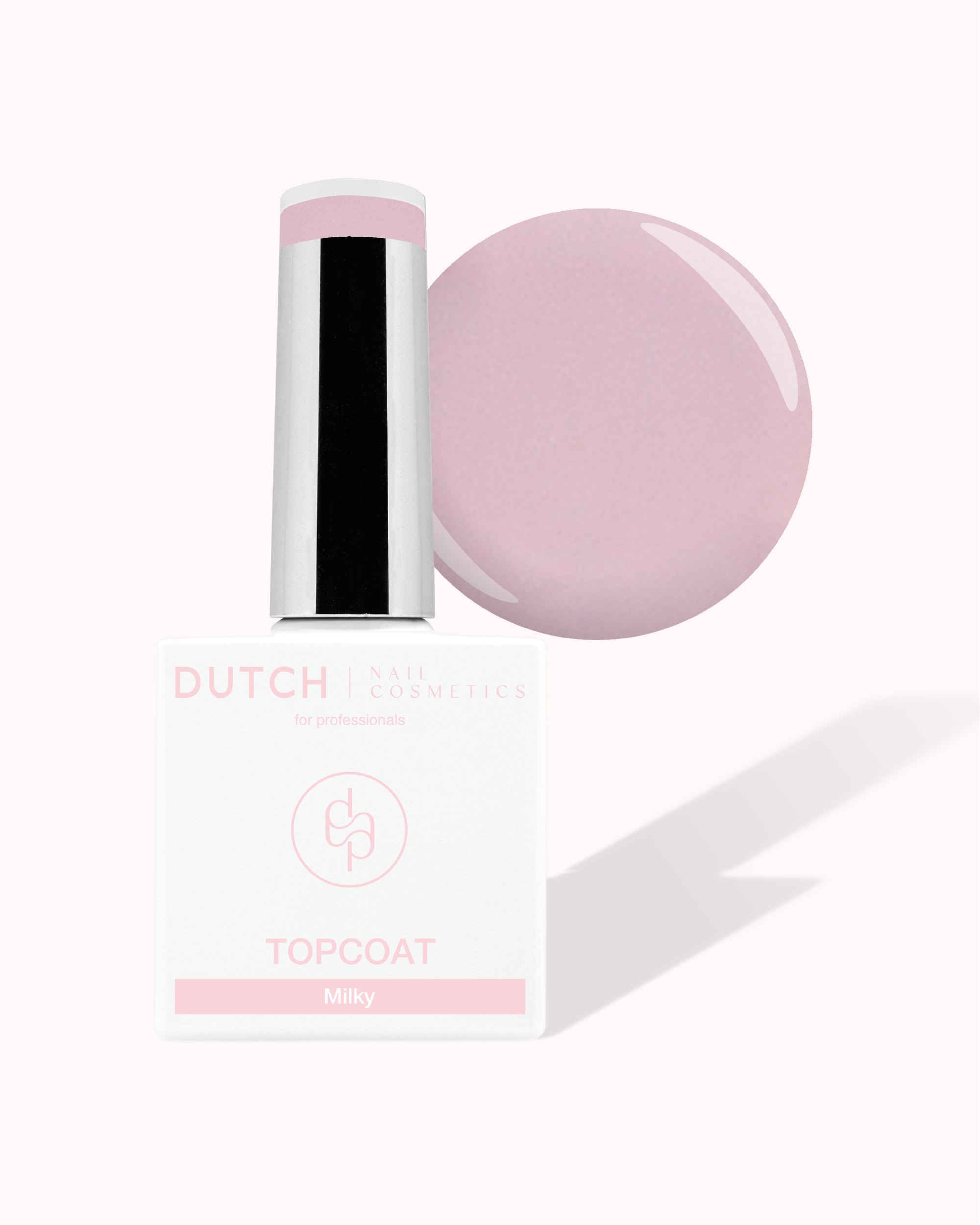 Dutch Nail Cosmetics Topcoat Milky Rose
