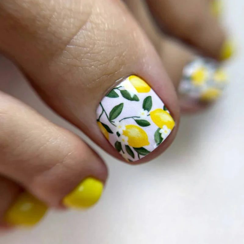 Wraps Pédicure Citrons Format Large – WB-480