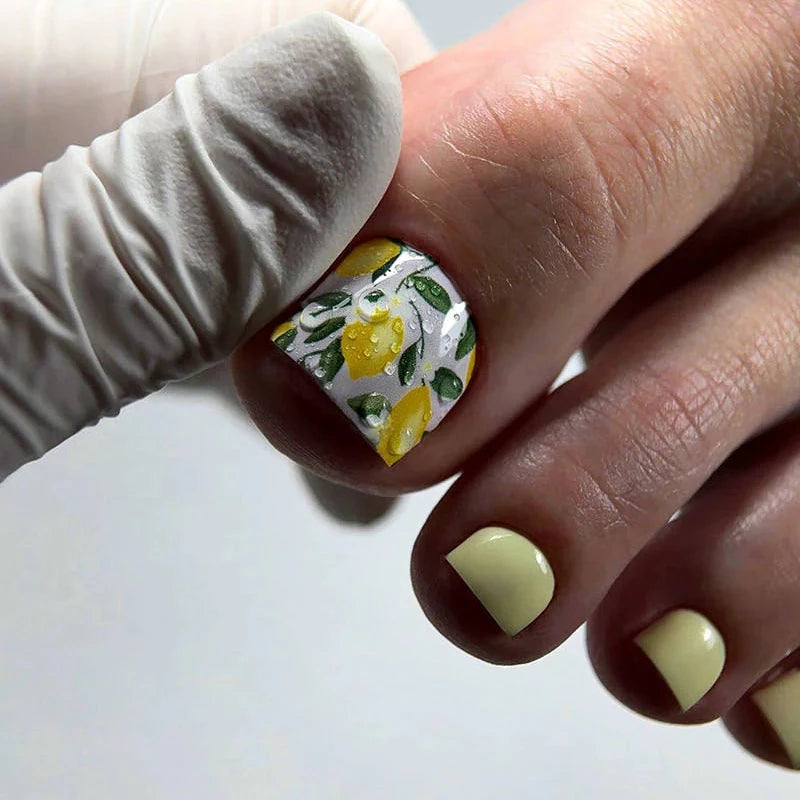 Wraps Pédicure Citrons Format Large – WB-480