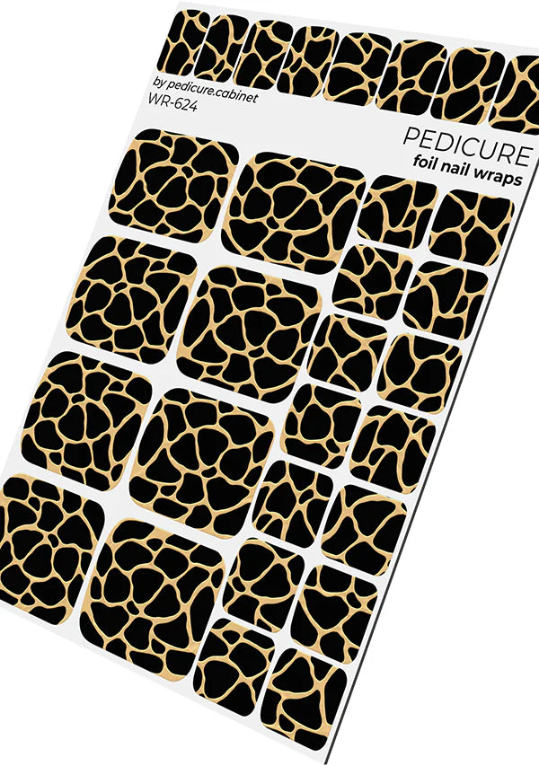 Wraps Pédicure Girafe Foil Bronze – WR-624