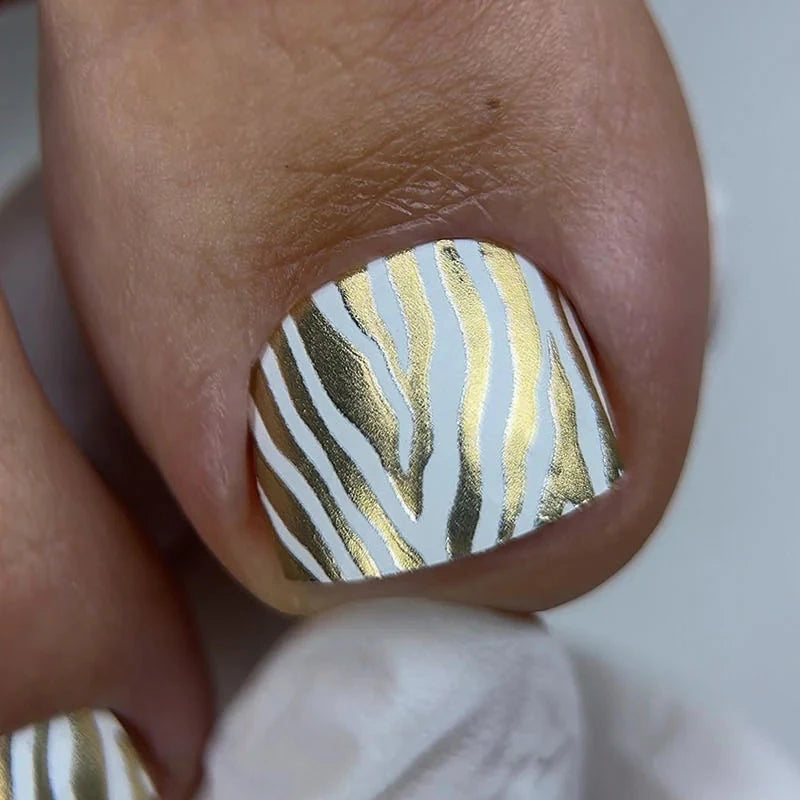 Wraps Pédicure Safari Feuille d’Or – WR-630