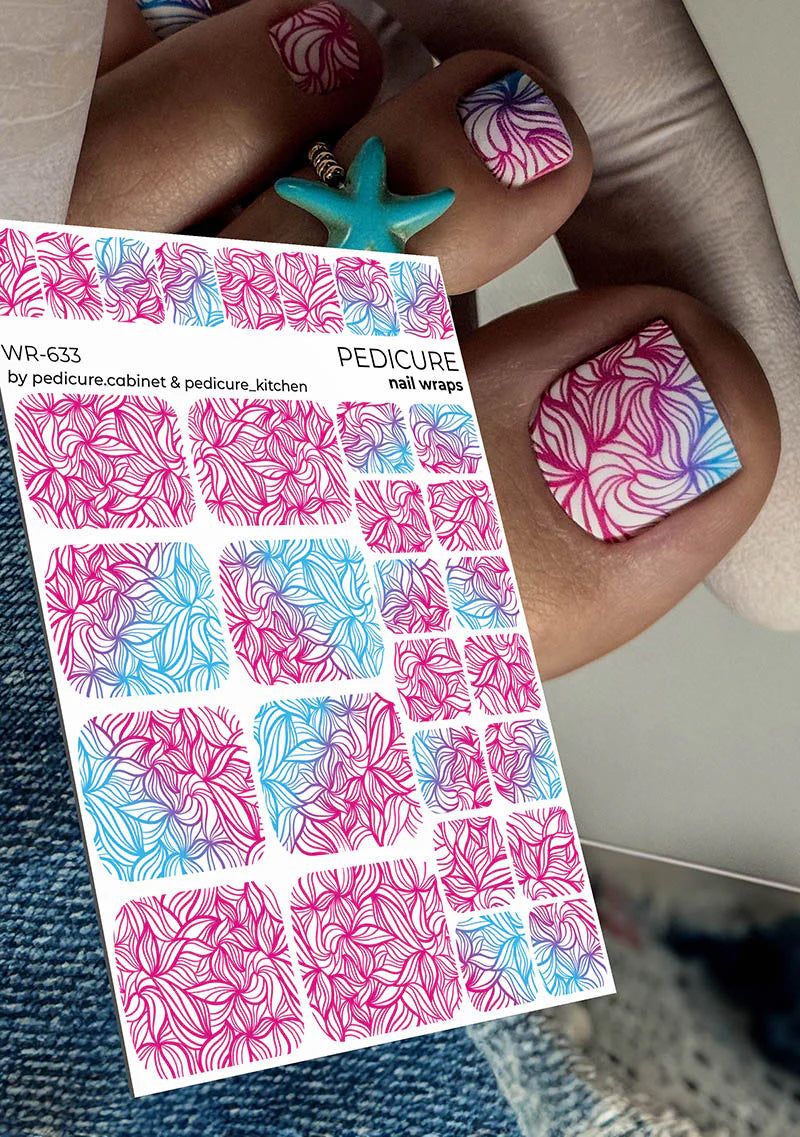 Wraps Pédicure Dégradé Rose – WR-633
