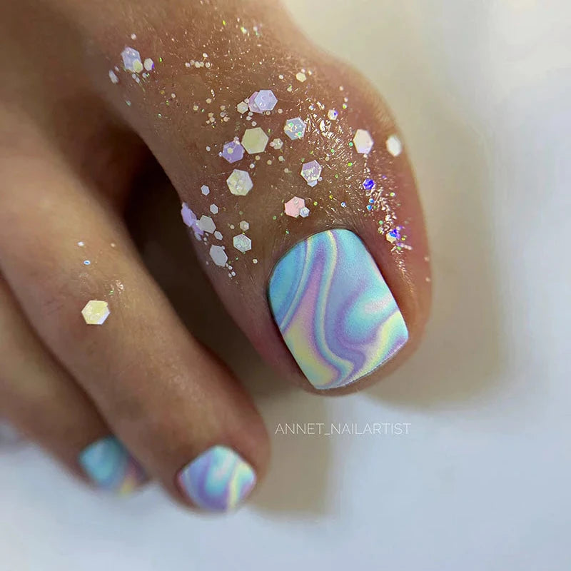 Wraps Pédicure Hologramme – WR-971