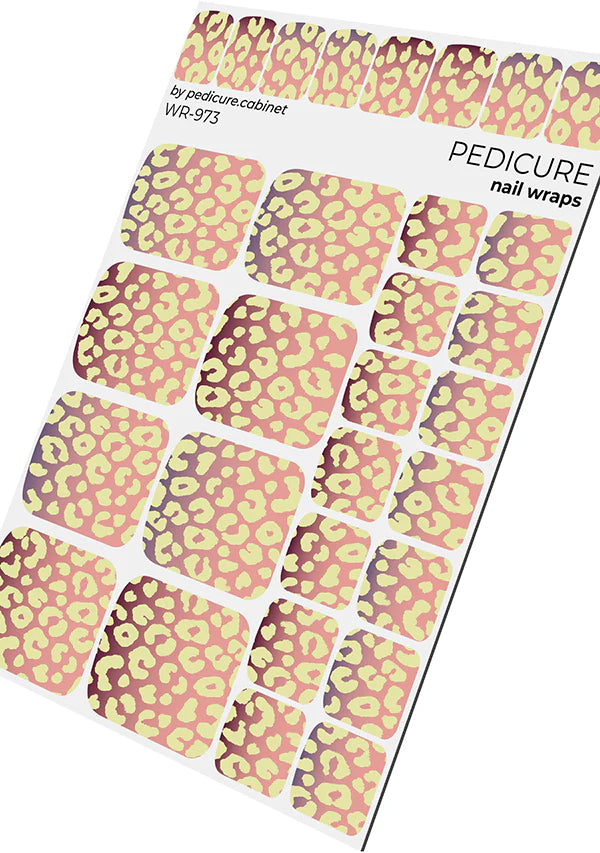 Wraps Pédicure Léopard Dégradé WR-973
