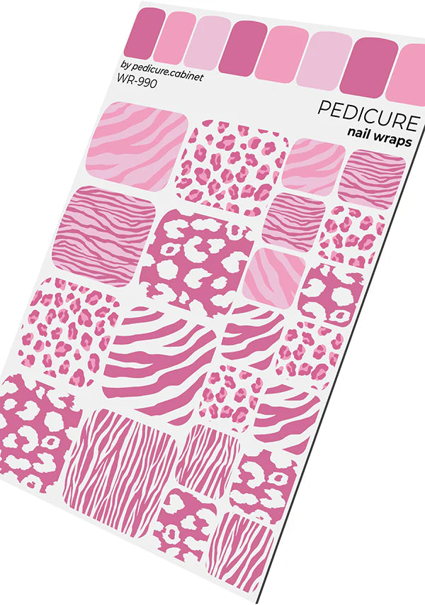 Wraps Pédicure Animal Mix Rose – WR-990